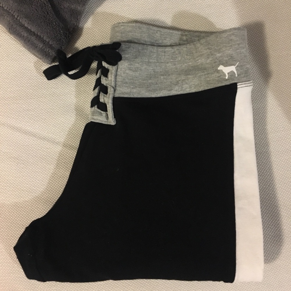 Pink campus leggings